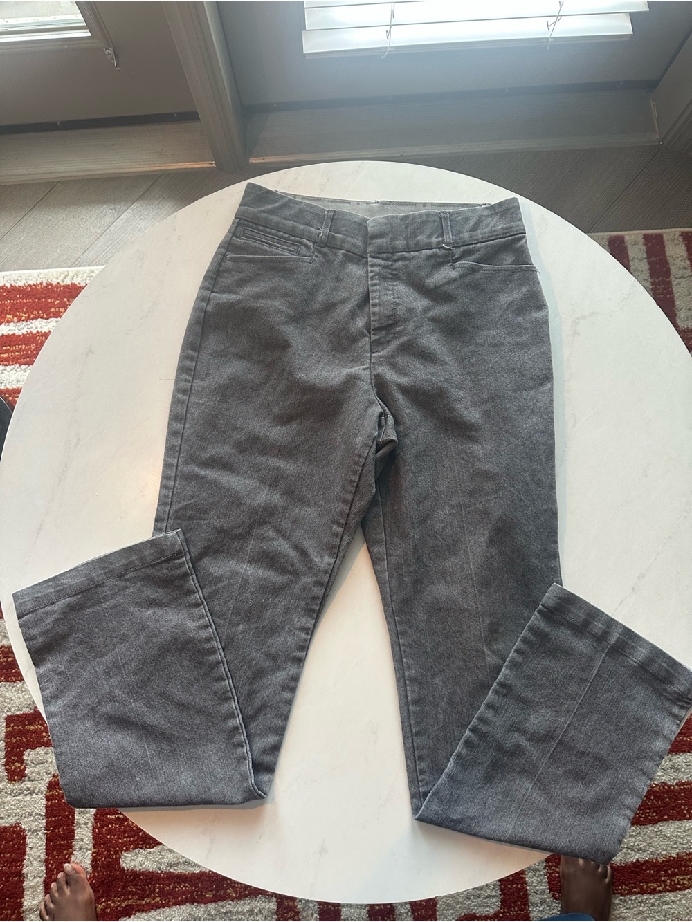Gloria Vanderbilt Size 6 Gray Low rise Jeans